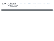 Tablet Screenshot of data2gowireless.com